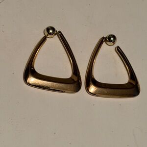 Miss Lola Gold Geometric Earrings